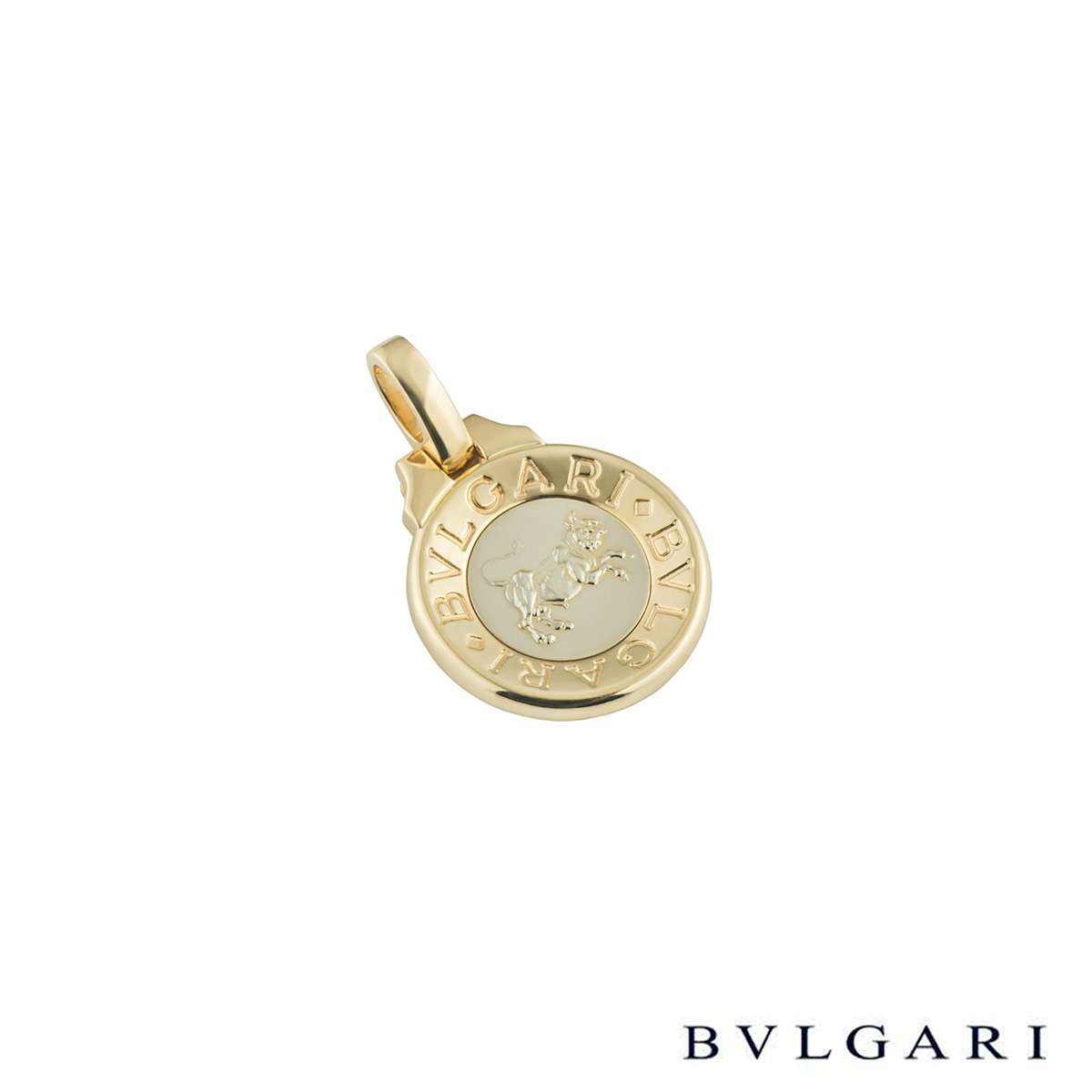 bvlgari zodiac pendant necklace